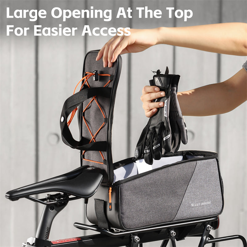 WEST BIKING YP0707360 Bicycle Bike Rear Rack Pannier Pack Cycling Tools Storage Bag