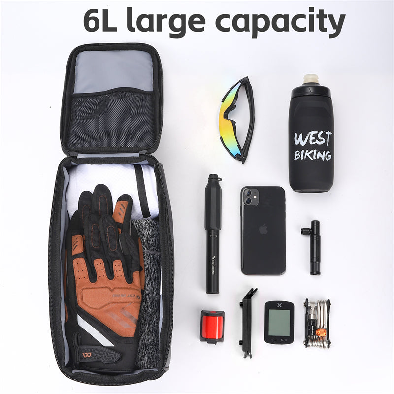 WEST BIKING YP0707360 Bicycle Bike Rear Rack Pannier Pack Cycling Tools Storage Bag