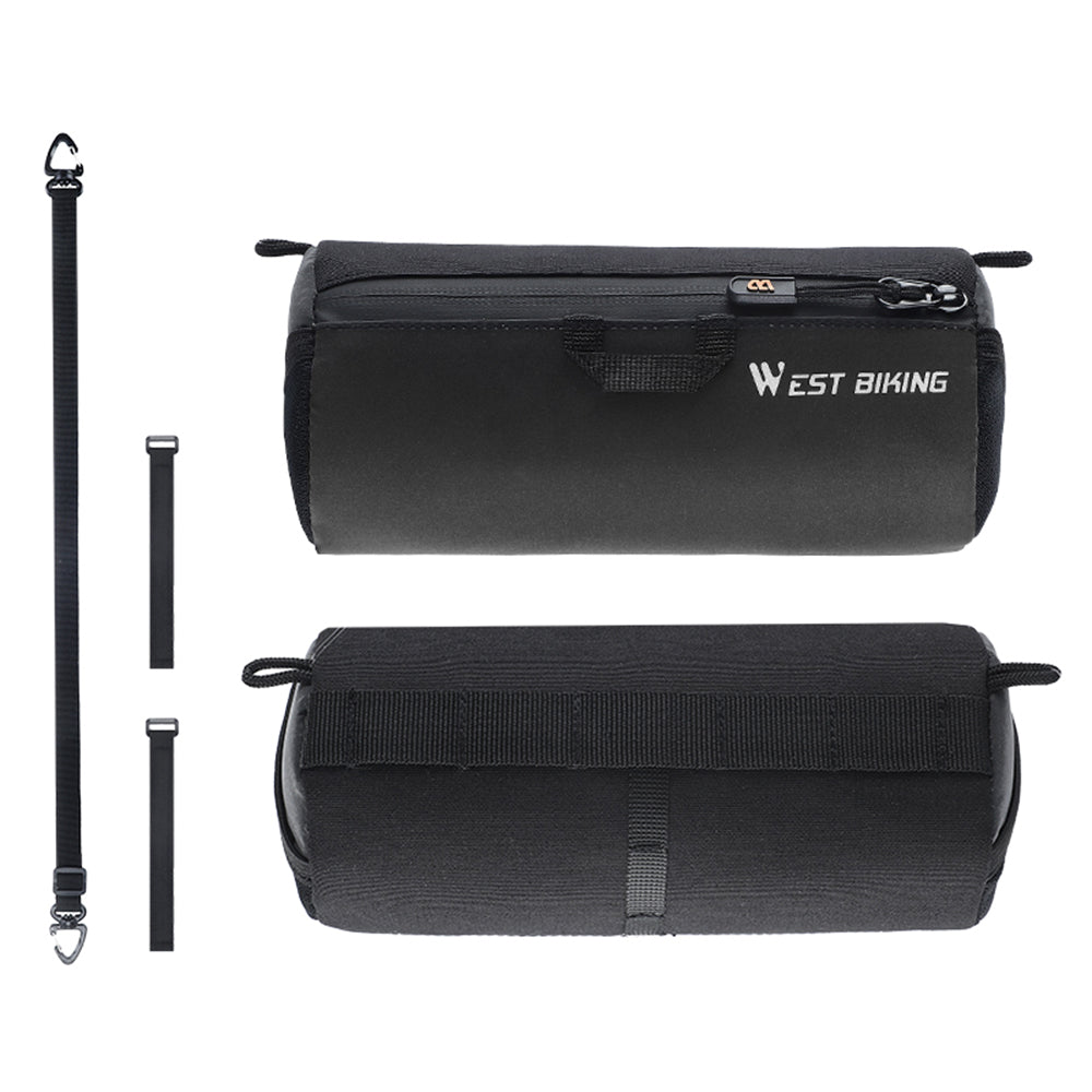 WEST BIKING YP0707361 Reflective 1L Mountain Bike Handlebar Bag with Shoulder Strap