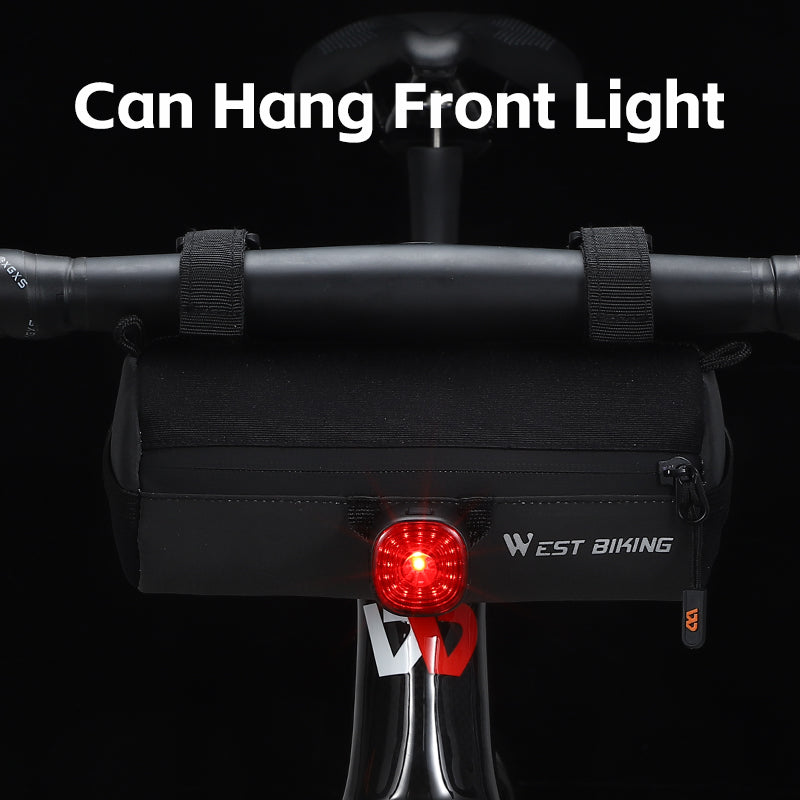 WEST BIKING YP0707361 Reflective 1L Mountain Bike Handlebar Bag with Shoulder Strap