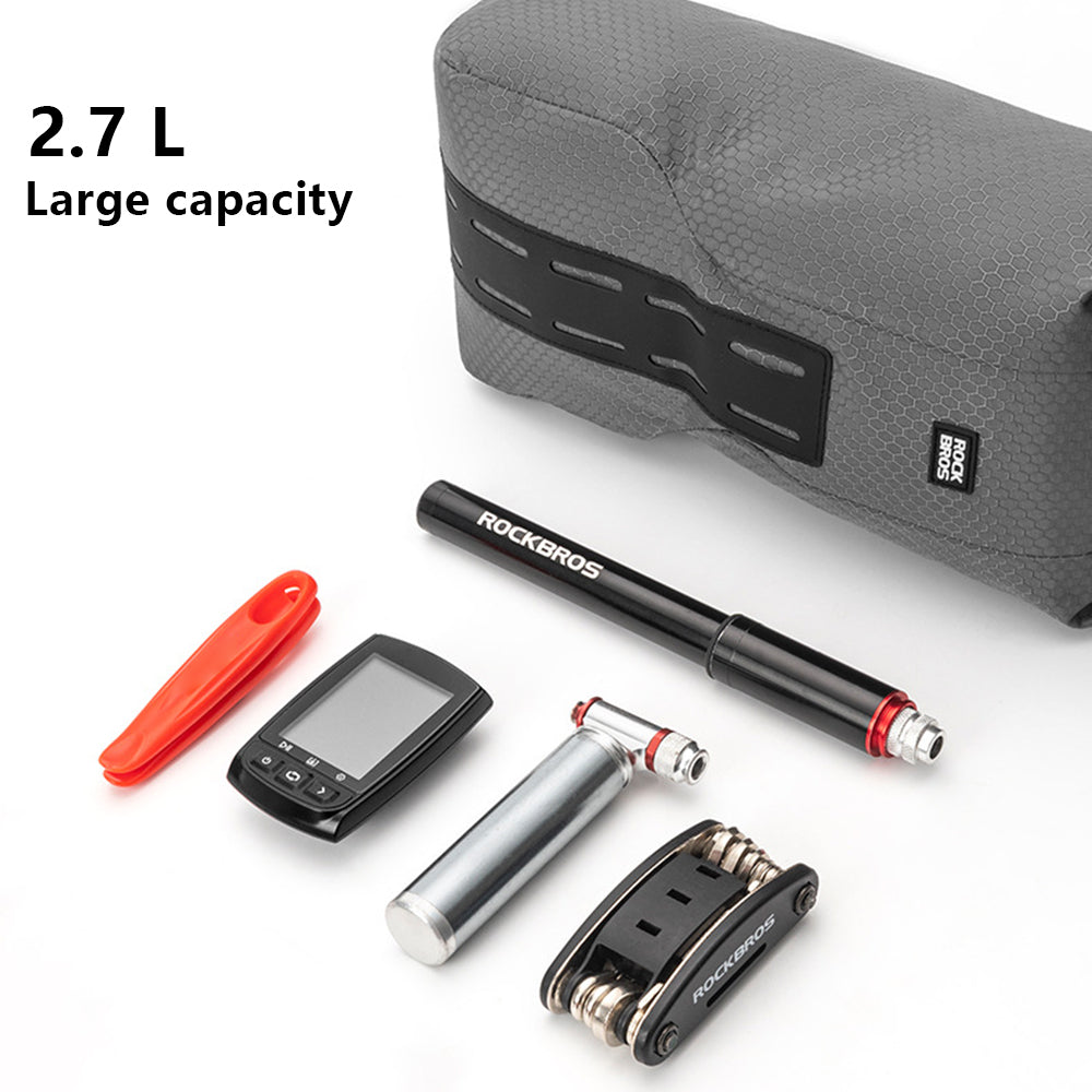 ROCKBROS W013 Bike Front Fork Bag Road MTB Bicycle Cycling Front Fork TPU Storage Bag