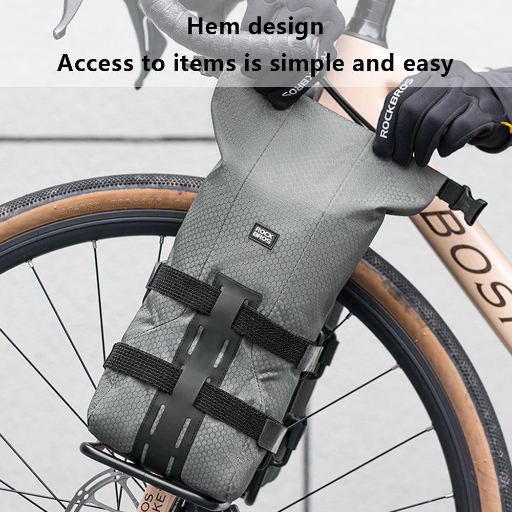 ROCKBROS W013 Bike Front Fork Bag Road MTB Bicycle Cycling Front Fork TPU Storage Bag