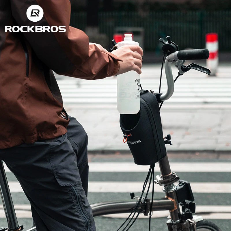 ROCKBROS P002 Bike Front Water Bottle Bag for Folding Bike / Skateboard / Mountain Bike