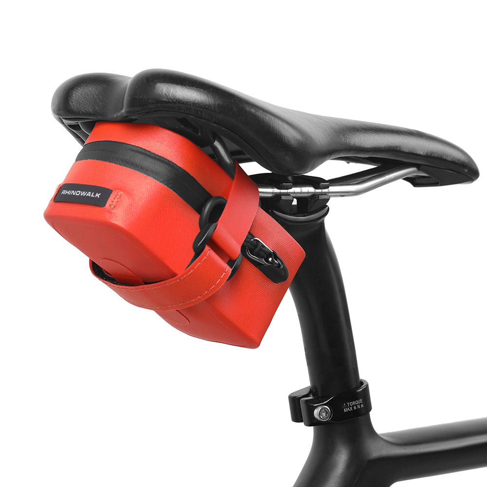 RHINOWALK RK5200 600D Polyester TPU Bike Saddle Bag Waterproof Bicycle Tail Storage Bag
