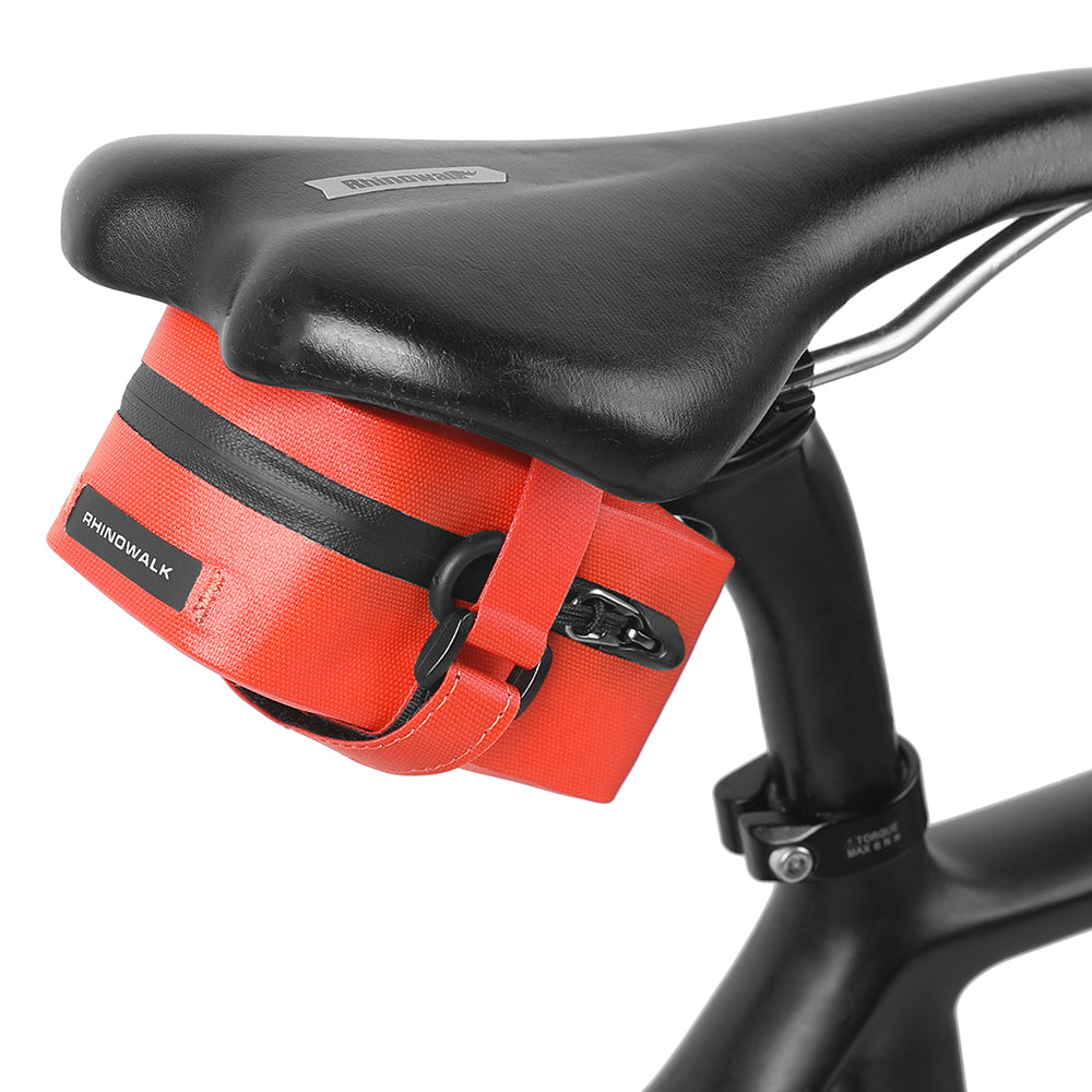 RHINOWALK RK5200 600D Polyester TPU Bike Saddle Bag Waterproof Bicycle Tail Storage Bag