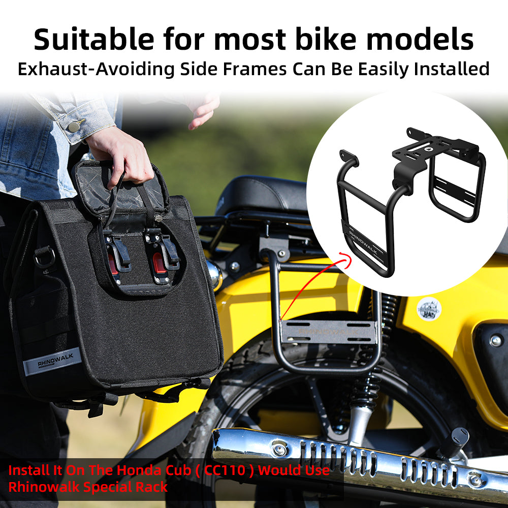 RHINOWALK MTR2013 Outdoor Bicycle Front Frame Storage Bag 13L Polyester Bicycle Front Handlebar Bag
