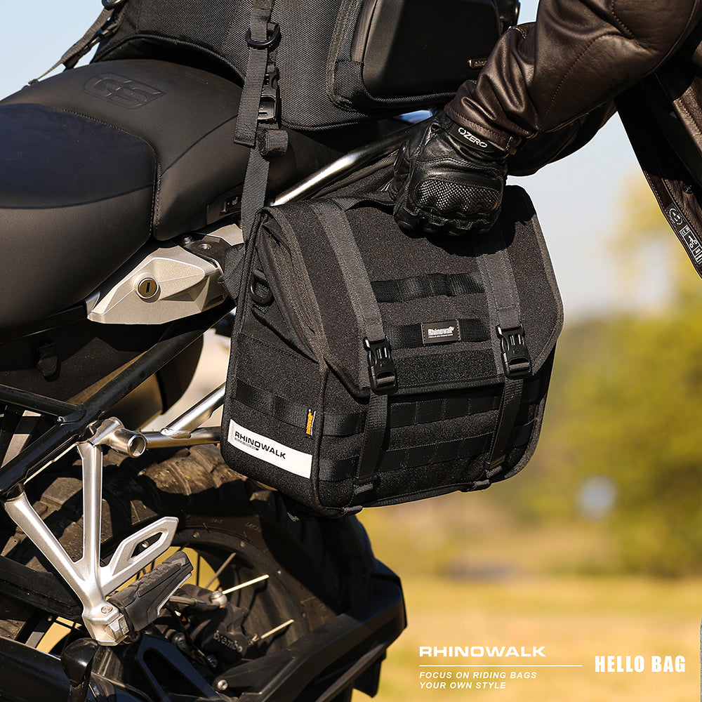 RHINOWALK MTR2013 Outdoor Bicycle Front Frame Storage Bag 13L Polyester Bicycle Front Handlebar Bag