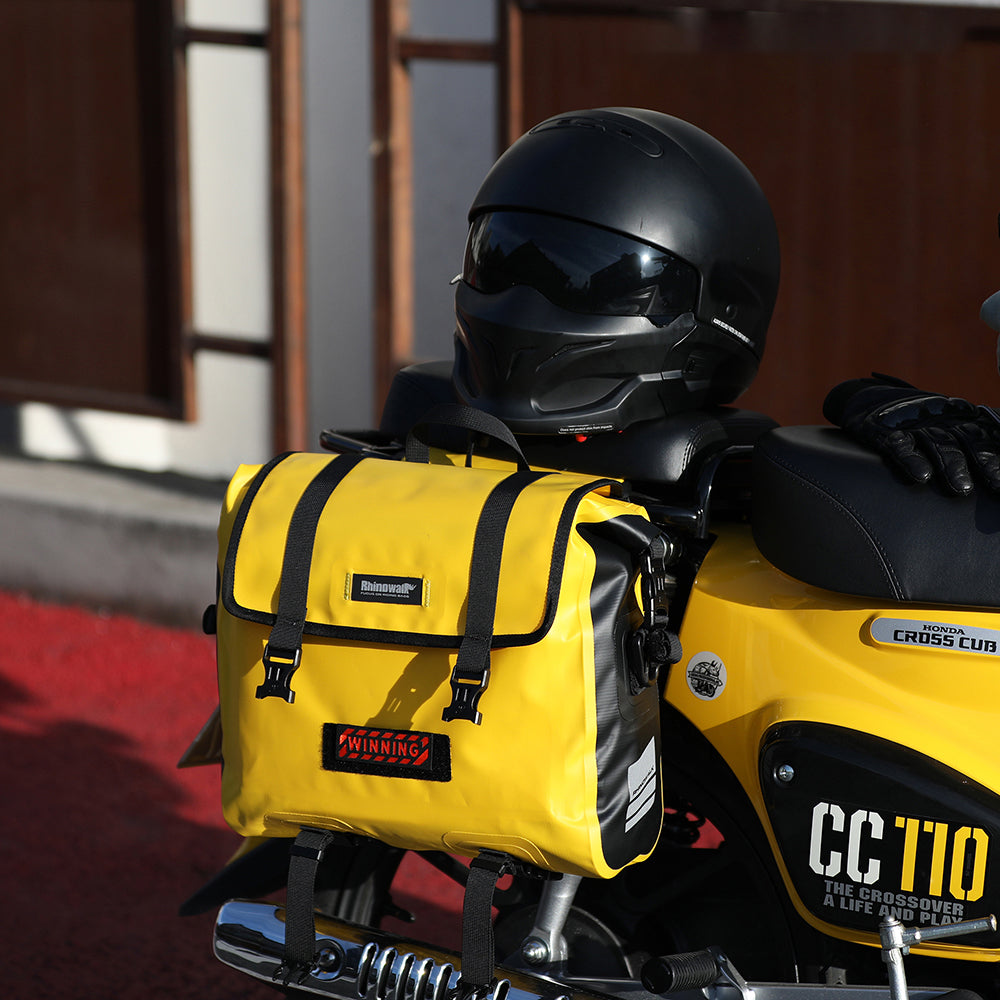RHINOWALK MTR2030 Waterproof Polyester Motorcycle Quick Release Side Bag
