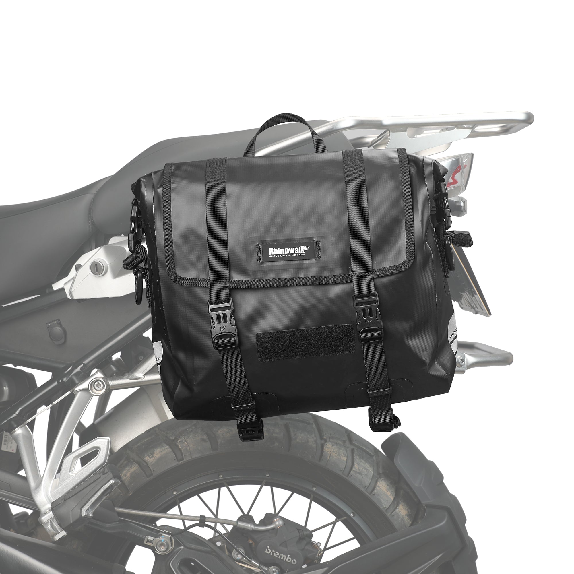 RHINOWALK MTR2030 Waterproof Polyester Motorcycle Quick Release Side Bag