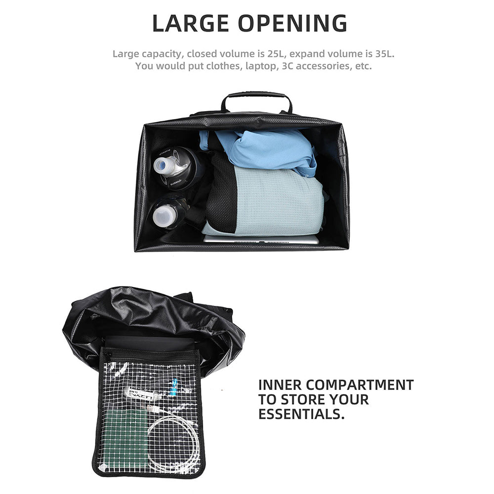 RHINOWALK X20312 25L Fully Waterproof Backpack Rafting Diving Cycling Outdoor Sports Rucksack