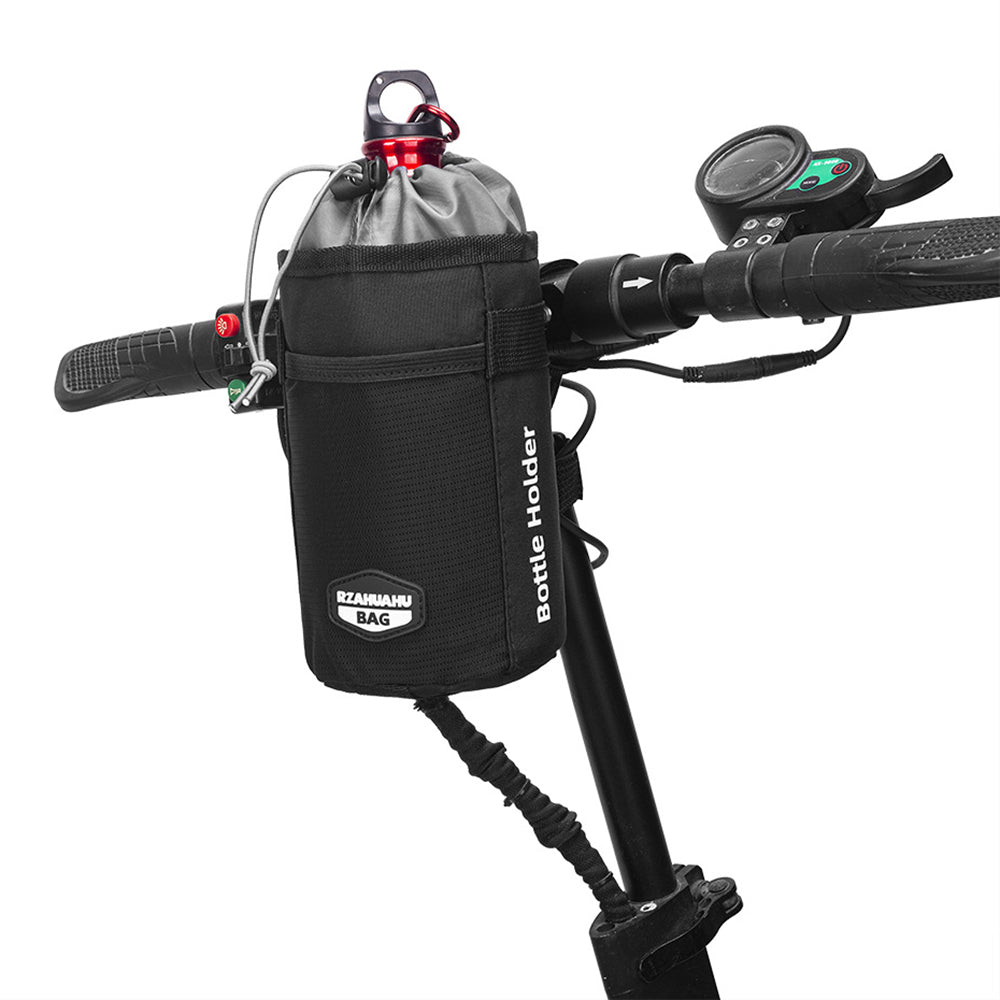 RZAHUAHU YA468 Polyester Bike Handlebar Bag Thermal Water Bottle Holder Pouch for Baby Stroller