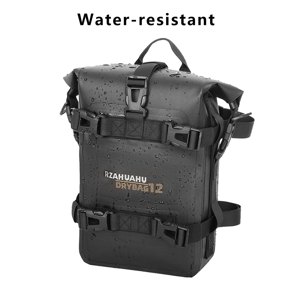 RZAHUAHU 556 Polyester+TPU Motorcycle Crash Bar Frame Bag Motorbike Side Saddle Bag