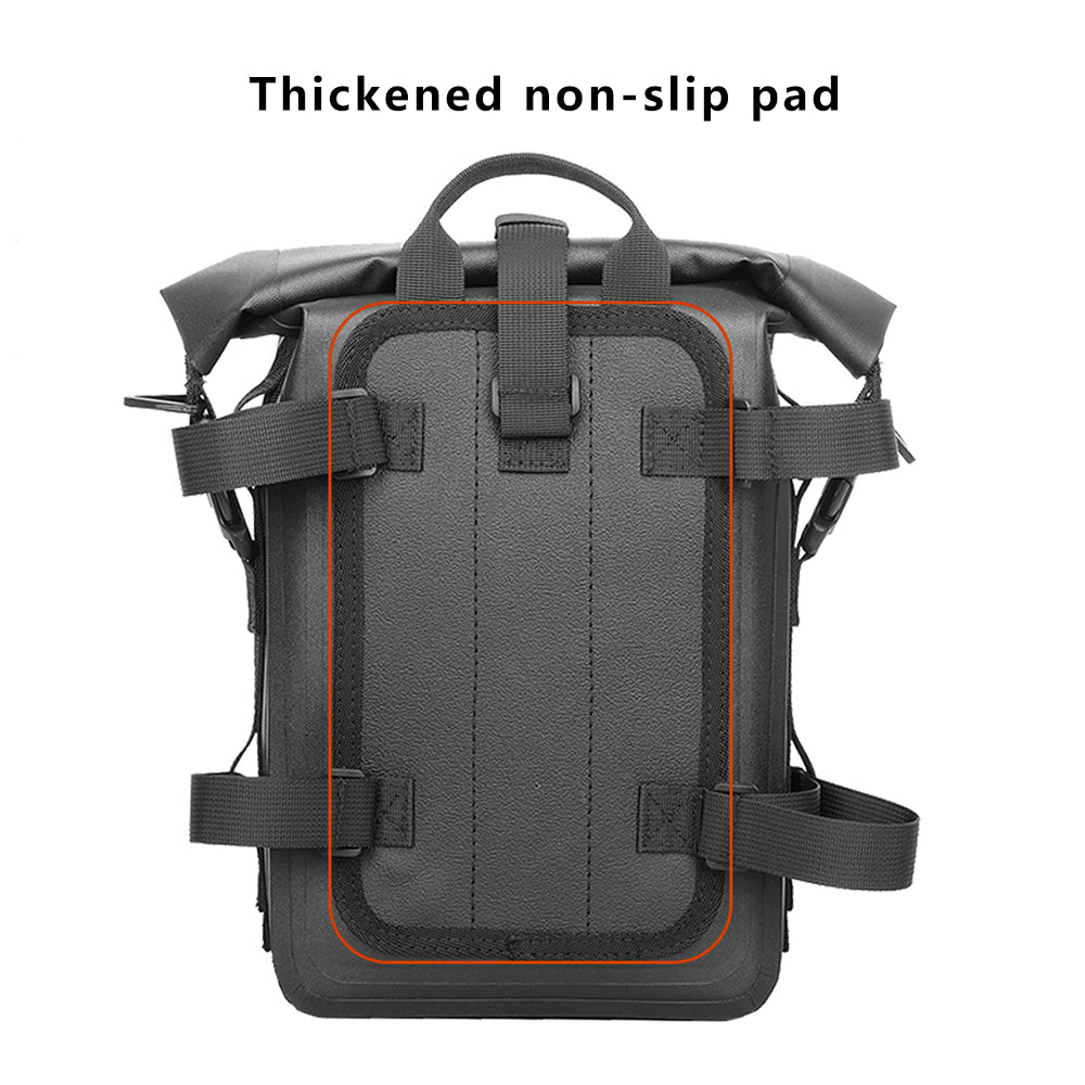 RZAHUAHU 556 Polyester+TPU Motorcycle Crash Bar Frame Bag Motorbike Side Saddle Bag