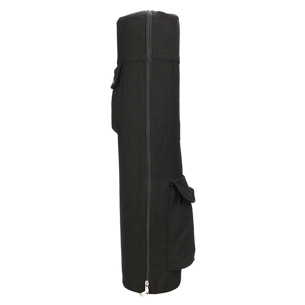 B-SOUL YA254 Yoga Mat Storage Bag Cotton Linen Fitness Pad Carrying Bag