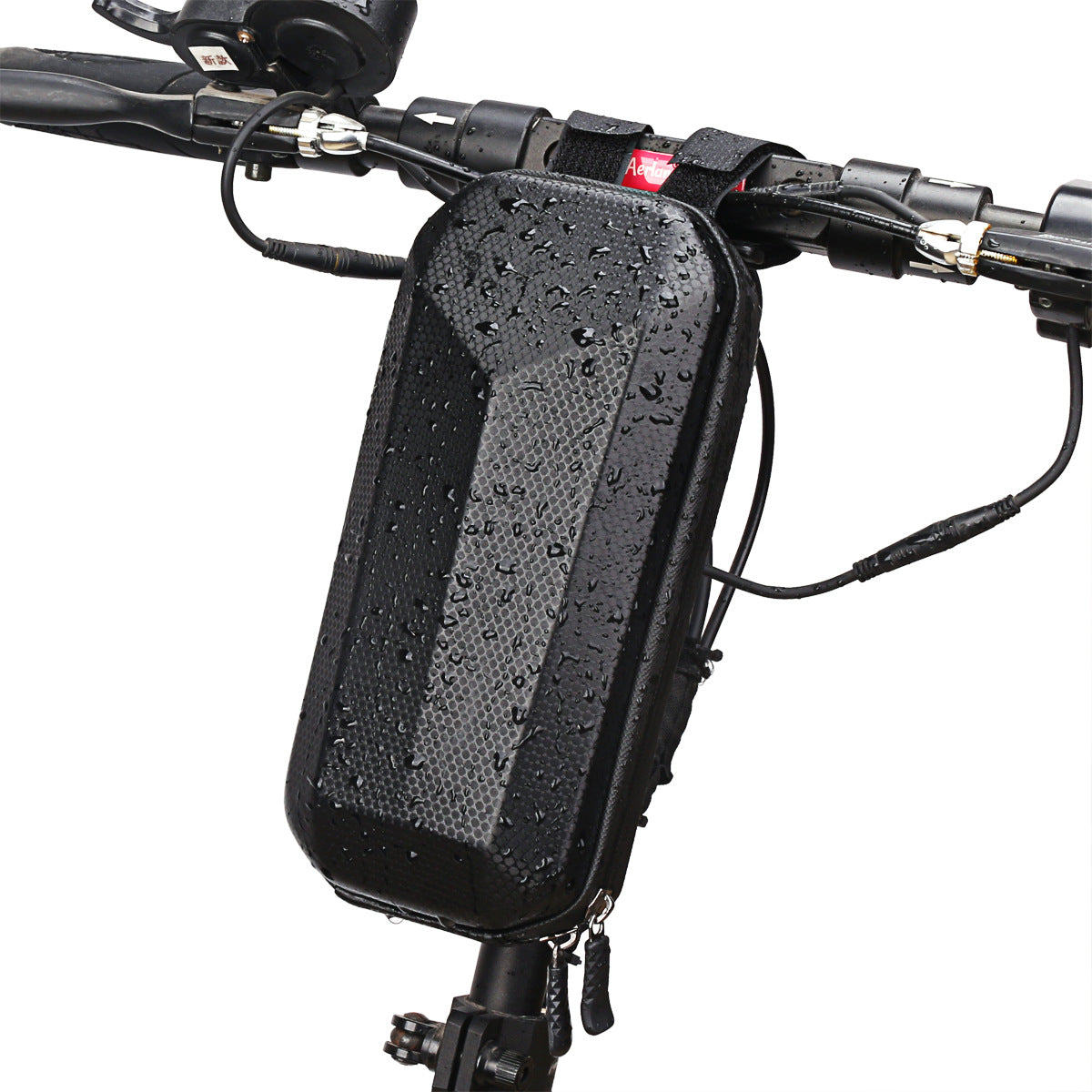 RZAHUAHU YA303X Waterproof Hard Shell EVA Handlebar Bag for Electric Scooter Bicycle