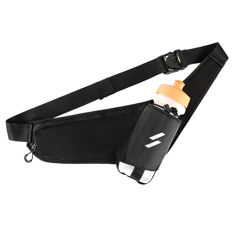 Outdoor Bike Cycling Water Bottle Bag Lightweight Cloth Crossbody Bag Waist Pack