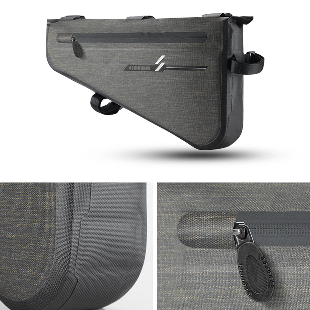 CYCLING 188-AS-017-1MKB-00 Bike Triangle Frame Bag Nylon Bicycle Cycling Pouch
