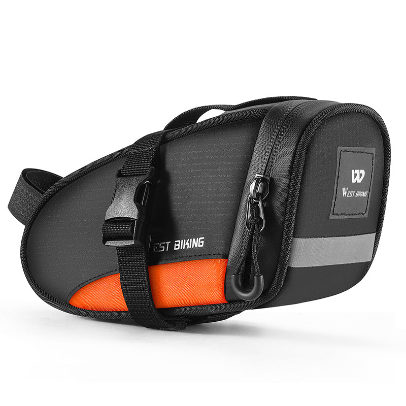 WEST BIKING YP0707363 Outdoor Bicycle Tail Bag 1.2L Waterproof Bicycle Saddle Bag