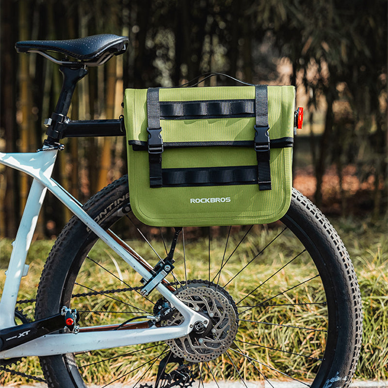 ROCKBROS AS-127 600D Polyester Bicycle Rear Rack Storage Bag MTB Road Bike Tail Pack