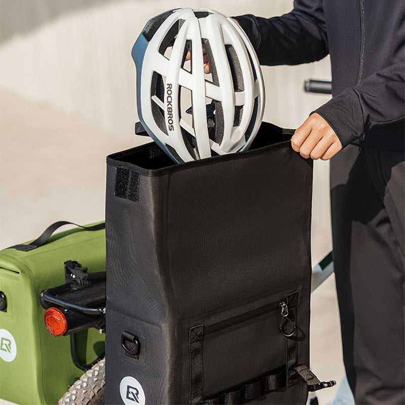 ROCKBROS AS-127 600D Polyester Bicycle Rear Rack Storage Bag MTB Road Bike Tail Pack