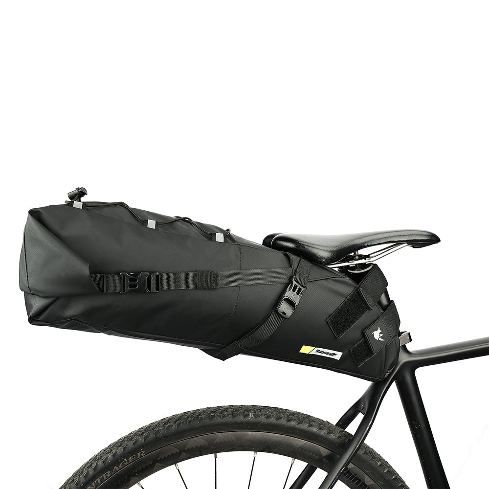 RHINOWALK RK5113 Bicycle Rear Bag 13L Waterproof PVC Polyester Bike Saddle Bag