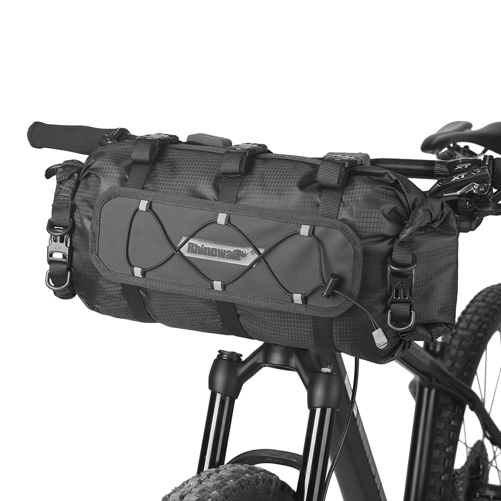 RHINOWALK RK9300 Waterproof Bike Handlebar Tube Bag Crossbody Bag Cycling Pouch