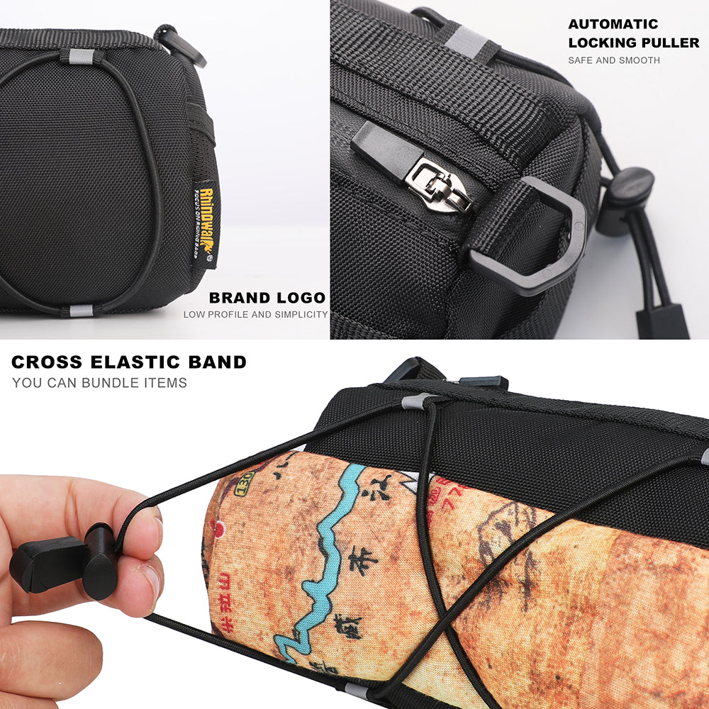 RHINOWALK RK9103 Bicycle Handlebar Front Hanging Bag Bike Front Storage Bag