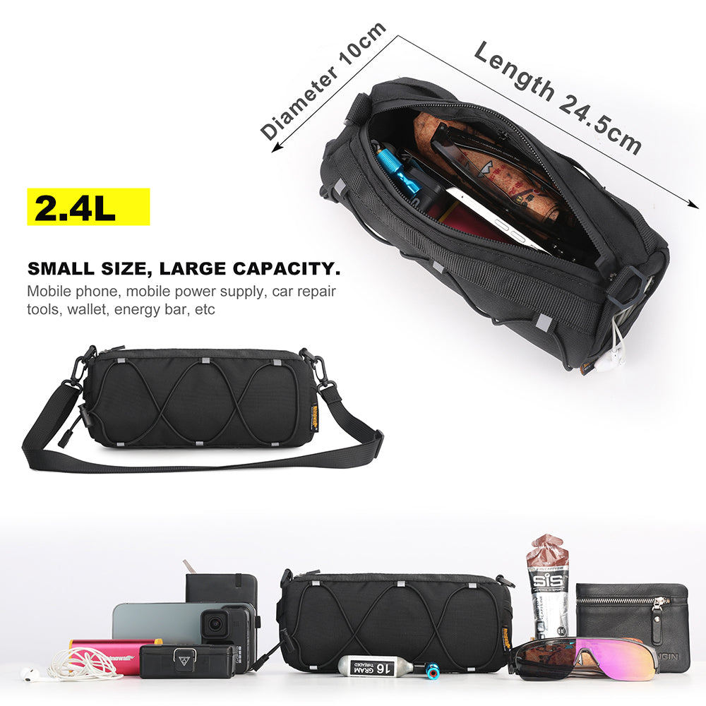 RHINOWALK RK9103 Bicycle Handlebar Front Hanging Bag Bike Front Storage Bag