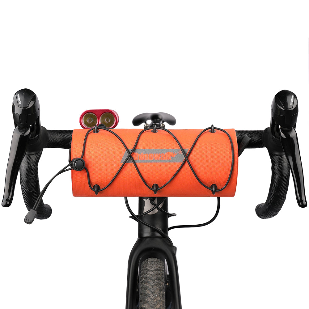 RHINOWALK RK9109 Polyester Crossbody Bag Bike Handlebar Tube Bag Cycling Pouch