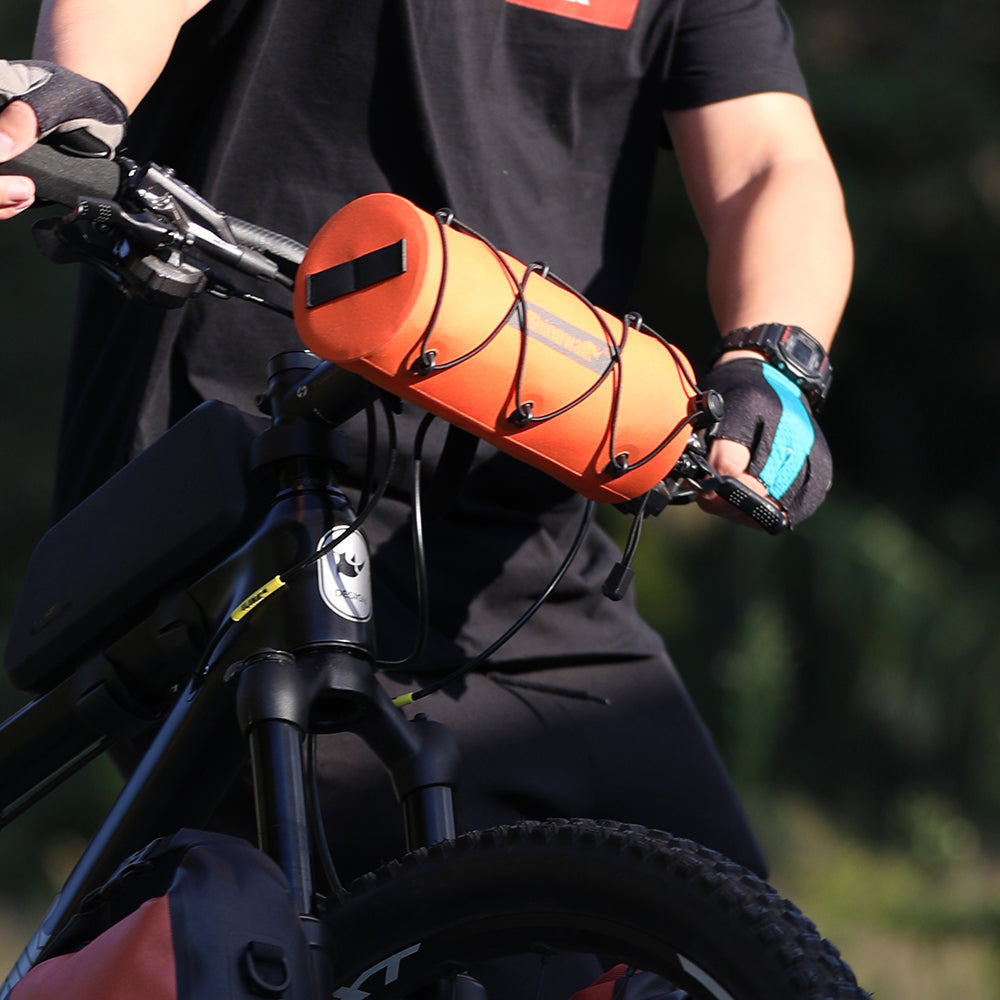 RHINOWALK RK9109 Polyester Crossbody Bag Bike Handlebar Tube Bag Cycling Pouch