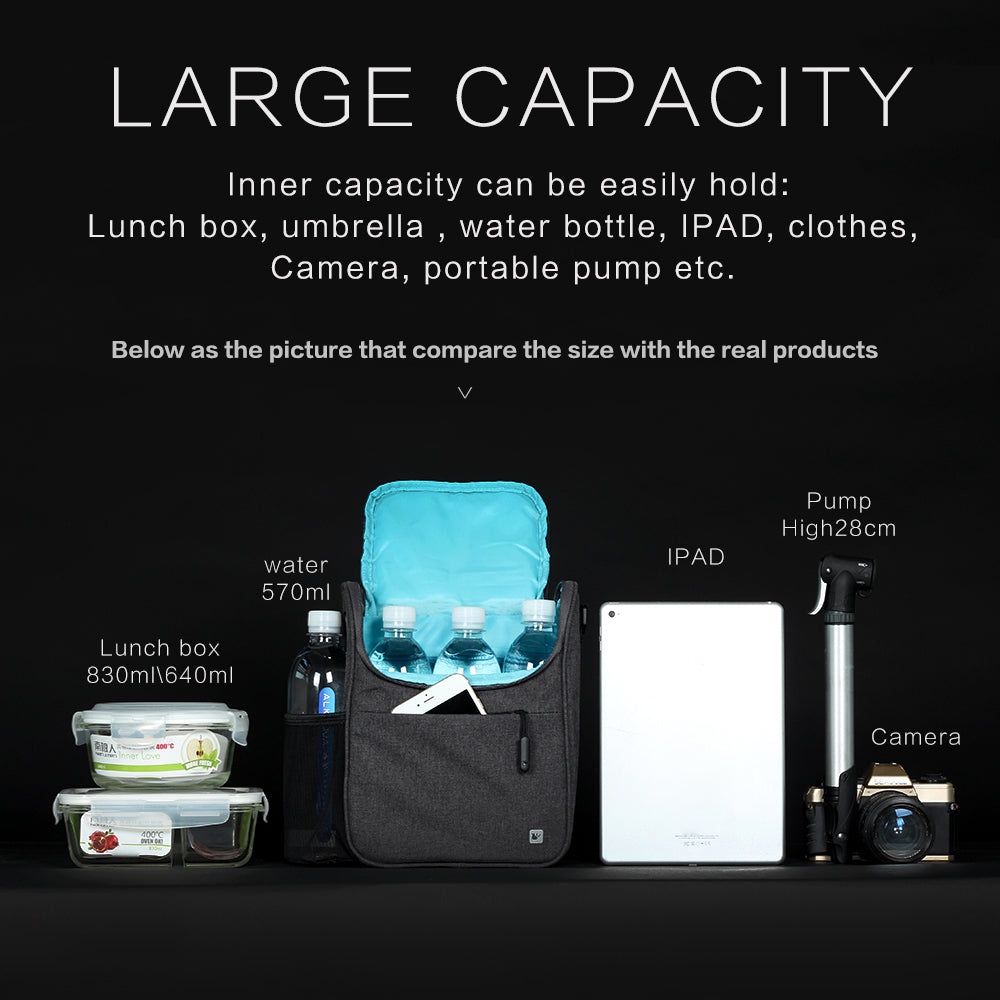 RHINOWALK RK18995 Bicycle Front Rear Rack Storage Bag Folding Bike Scooter Handlebar Hanging Bag