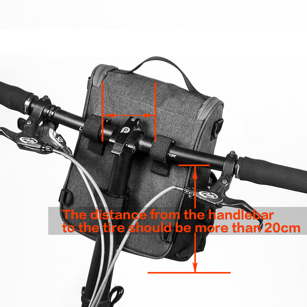 RHINOWALK RK18995 Bicycle Front Rear Rack Storage Bag Folding Bike Scooter Handlebar Hanging Bag