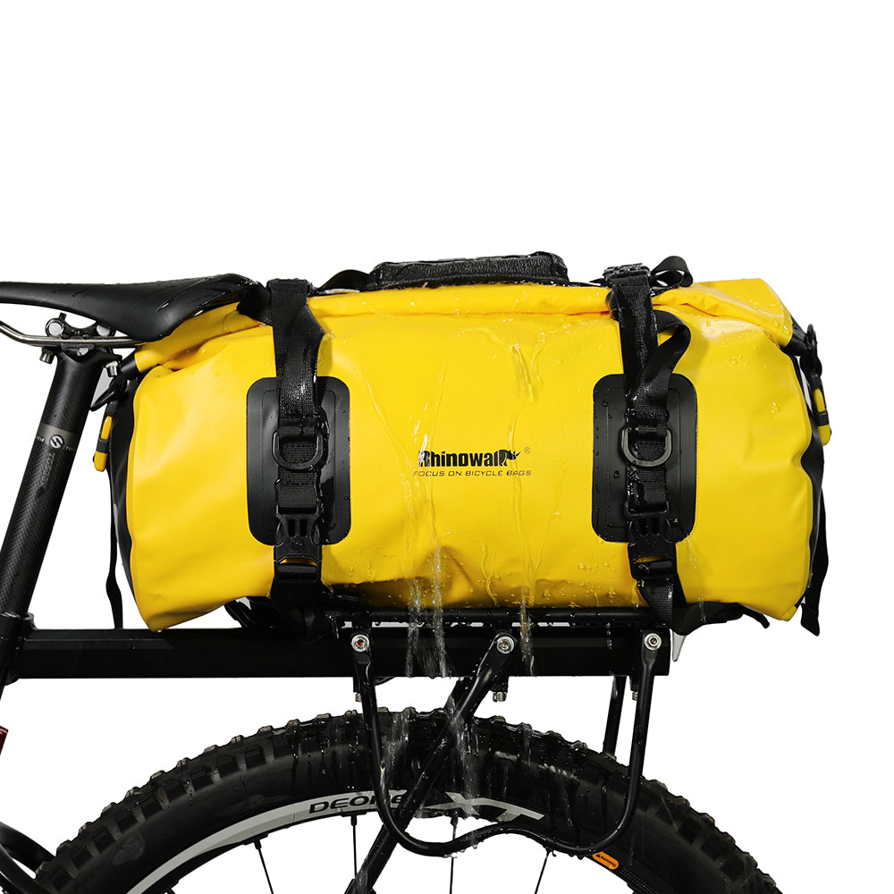 RHINOWALK 20L Waterproof PVC Bike Rear Seat Bag Large Travel Handbag Gym Bag