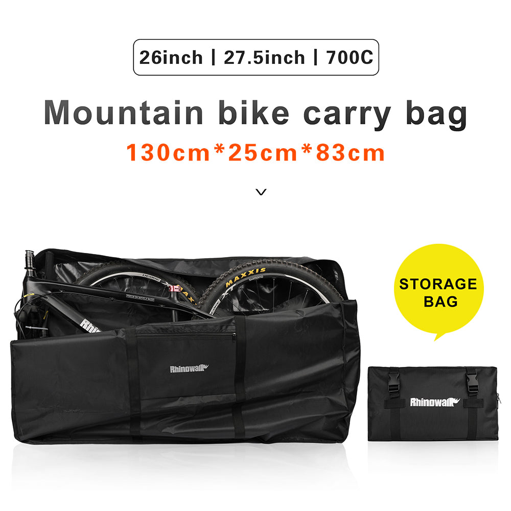 RHINOWALK RM263 27.5 inch Folding Bike Bag Bicycle Carry Bag Bike Transport Case