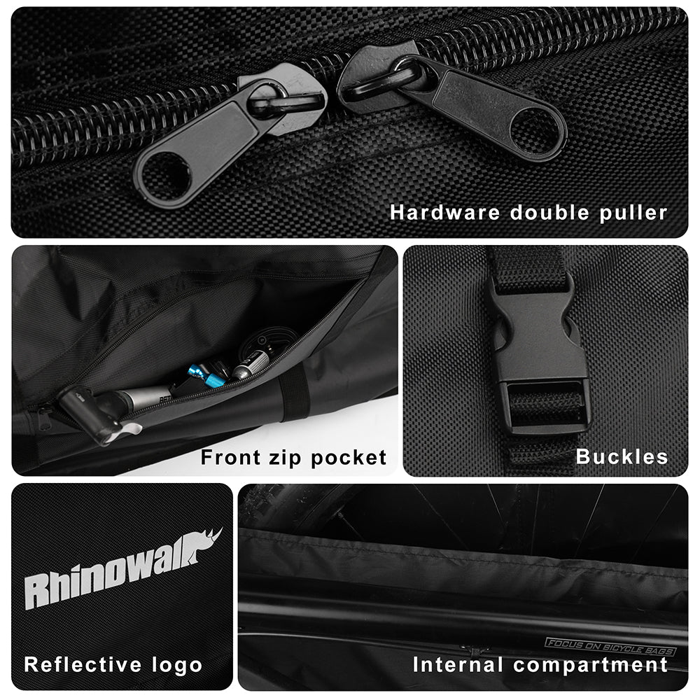 RHINOWALK RM263 27.5 inch Folding Bike Bag Bicycle Carry Bag Bike Transport Case