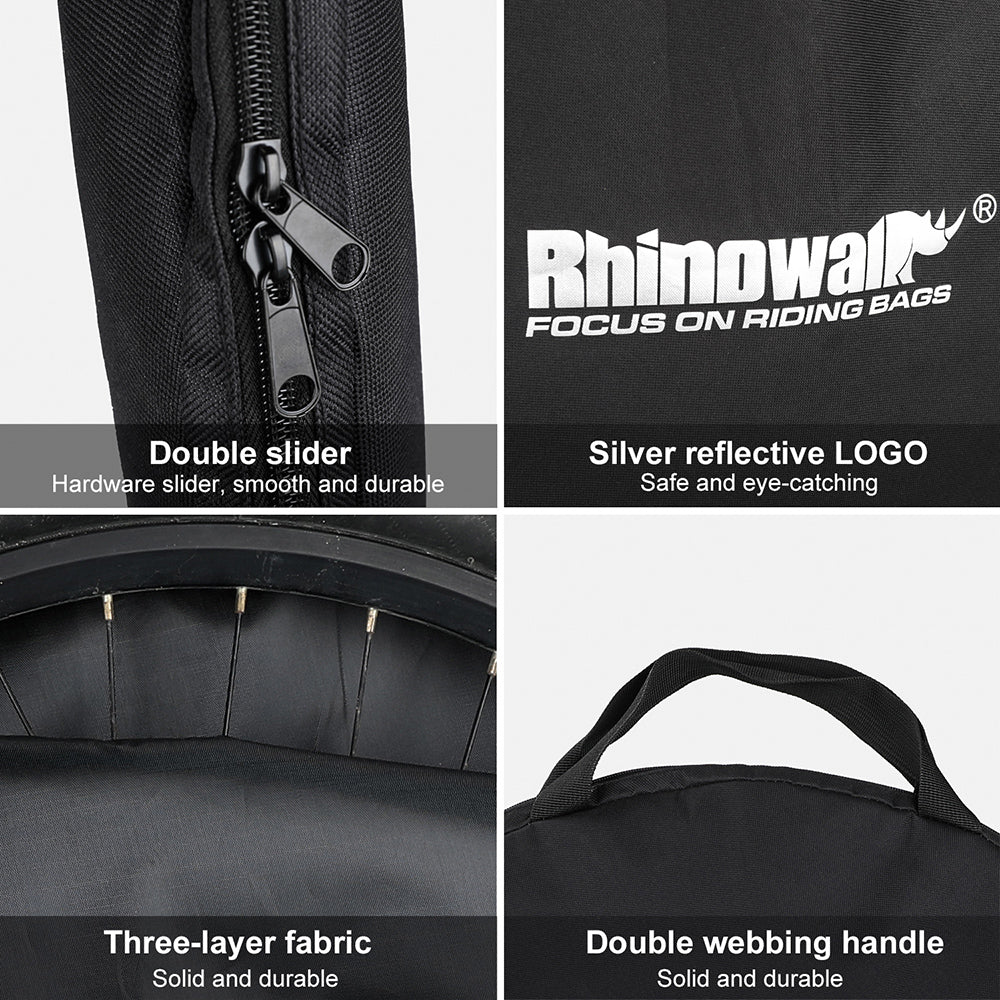 RHINOWALK RM290 Oxford Cloth Bicycle 29-Inch Wheel Tyre Bag Easy to Transport Bike Wheel