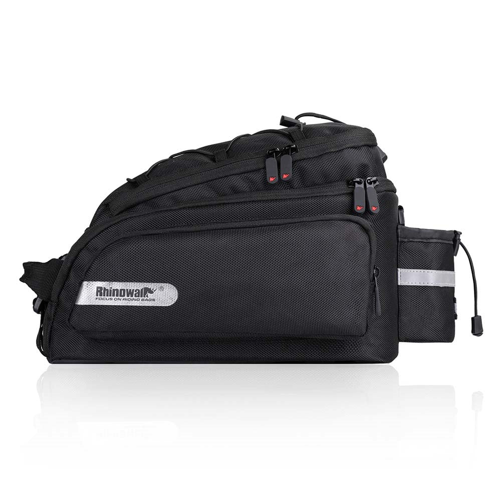 RHINOWALK X20667 12L Bike Rear Seat Bag Waterproof Pannier Bag with Rain Cover