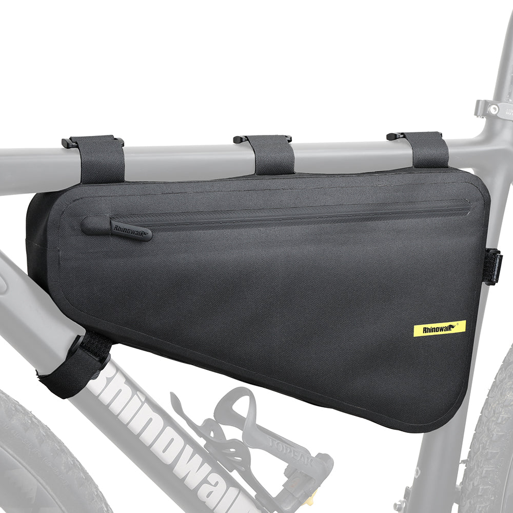 RHINOWALK X20654 Bike Triangle Tube Bag MTB Frame Bag TPU+Polyester Cycling Pouch