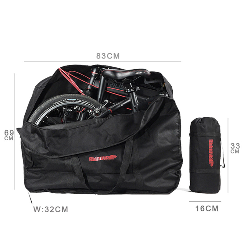 RHINOWALK Carrying Bag for 20-22 Inch Folding Bike Storage Pouch with Small Bag