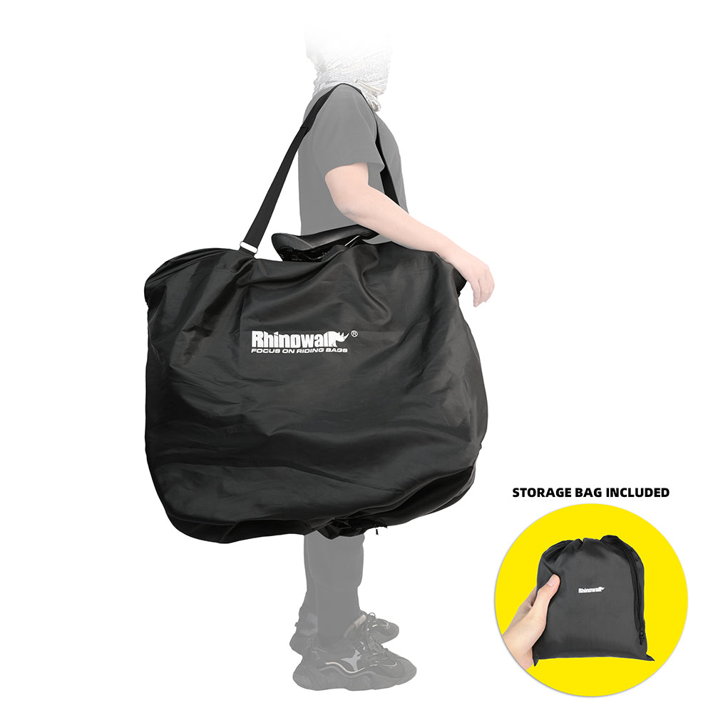 RHINOWALK RF204 Folding Bike Bag 20-Inch Bicycle Carrying Case Polyester MTB Transport Bag
