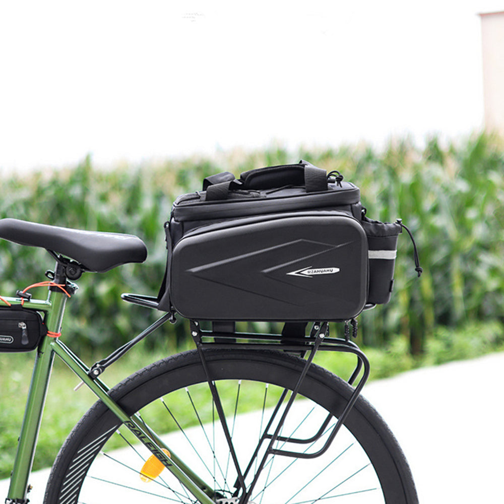 RZAHUAHU YA577 10L Waterproof Water Bottle Holder Bicycle Rear Rack Hard Shell Insulated Bag
