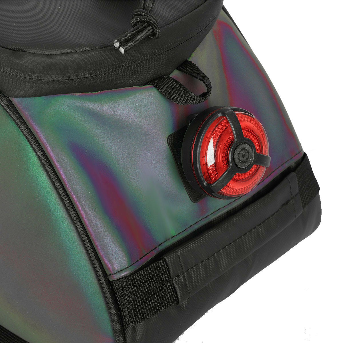 YA594 Polyester+PU Leather Bicycle Rear Rack Storage Bag Waterproof Bike Tail Pack