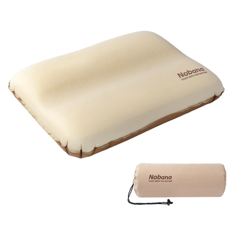NOBANA Automatic Inflation Pillow Outdoor Camping Travel Head Cushion