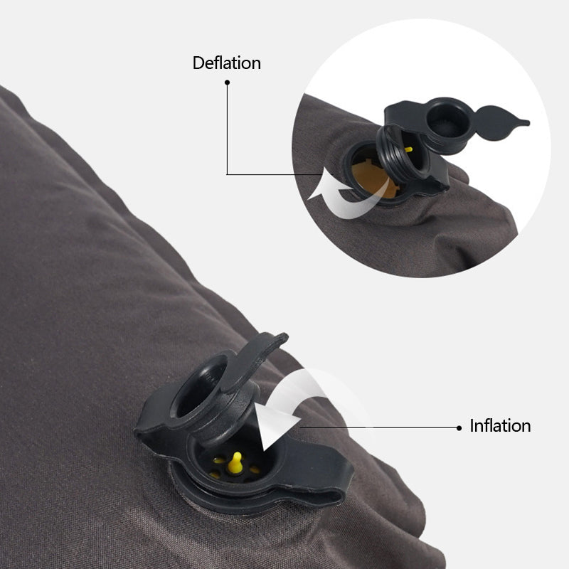 NOBANA Automatic Inflation Pillow Outdoor Camping Travel Head Cushion