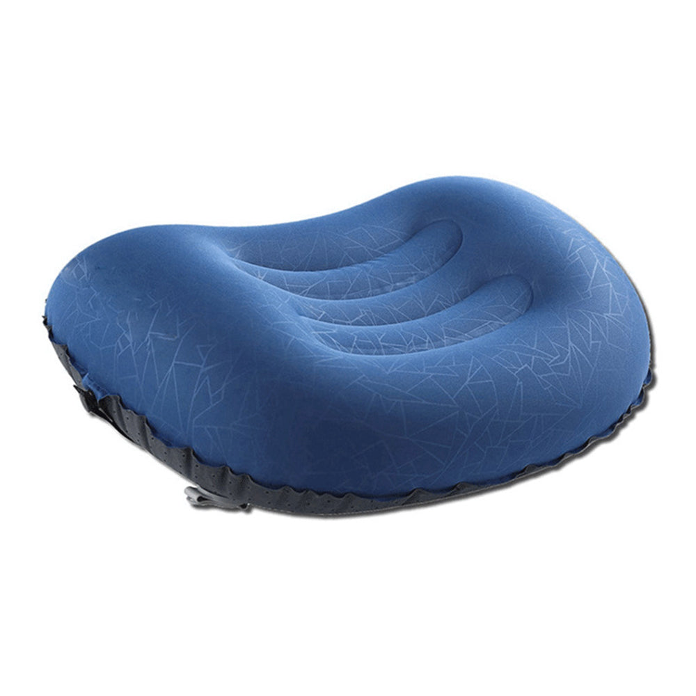 GM-SIP10 Inflatable Camping Pillows Fabric+TPU Blow Up Air Pillow with Strap for Camping Hiking