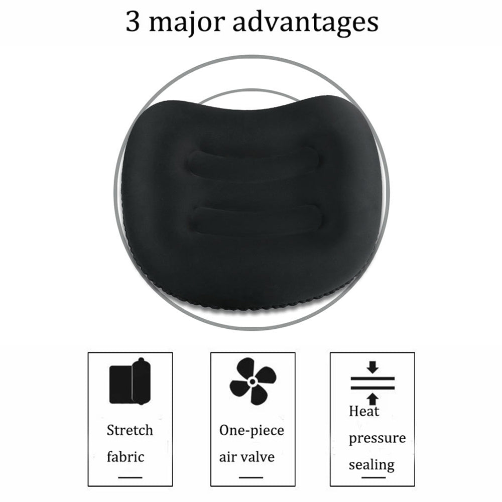 GM-SIP10 Inflatable Camping Pillow Outdoor Cushions Fabric+TPU Travel Pillow