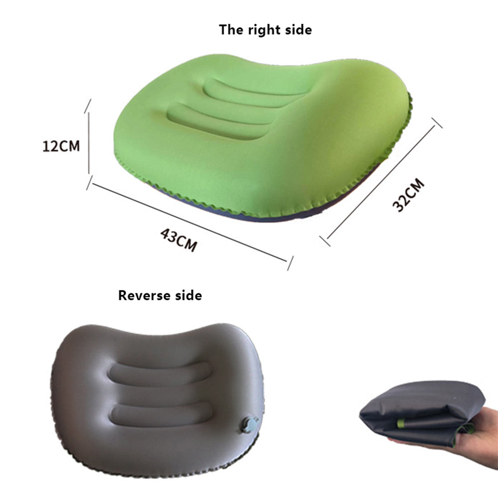 GM-SIP10 Inflatable Camping Pillow Outdoor Cushions Fabric+TPU Travel Pillow