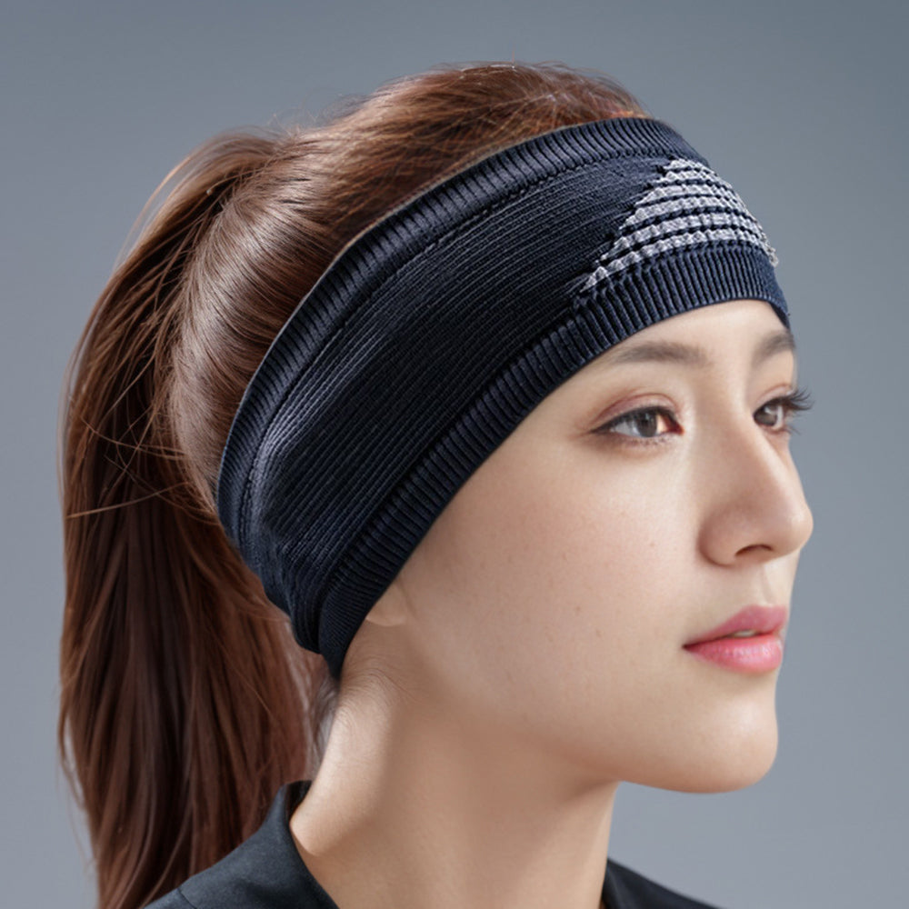 C88 Nylon+Spandex Workout Headband Sweatband Sweat-absorbed Head Band Sports Hair Band