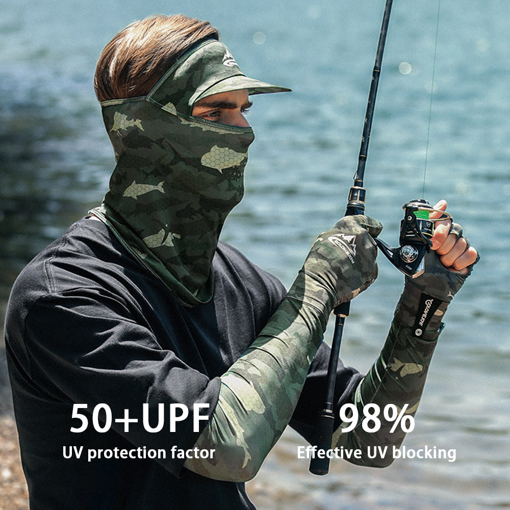GOLOVEJOY XTJ124 Summer Outdoor Sunproof Cycling Mask Scarf Ice Silk Face Neck Cover