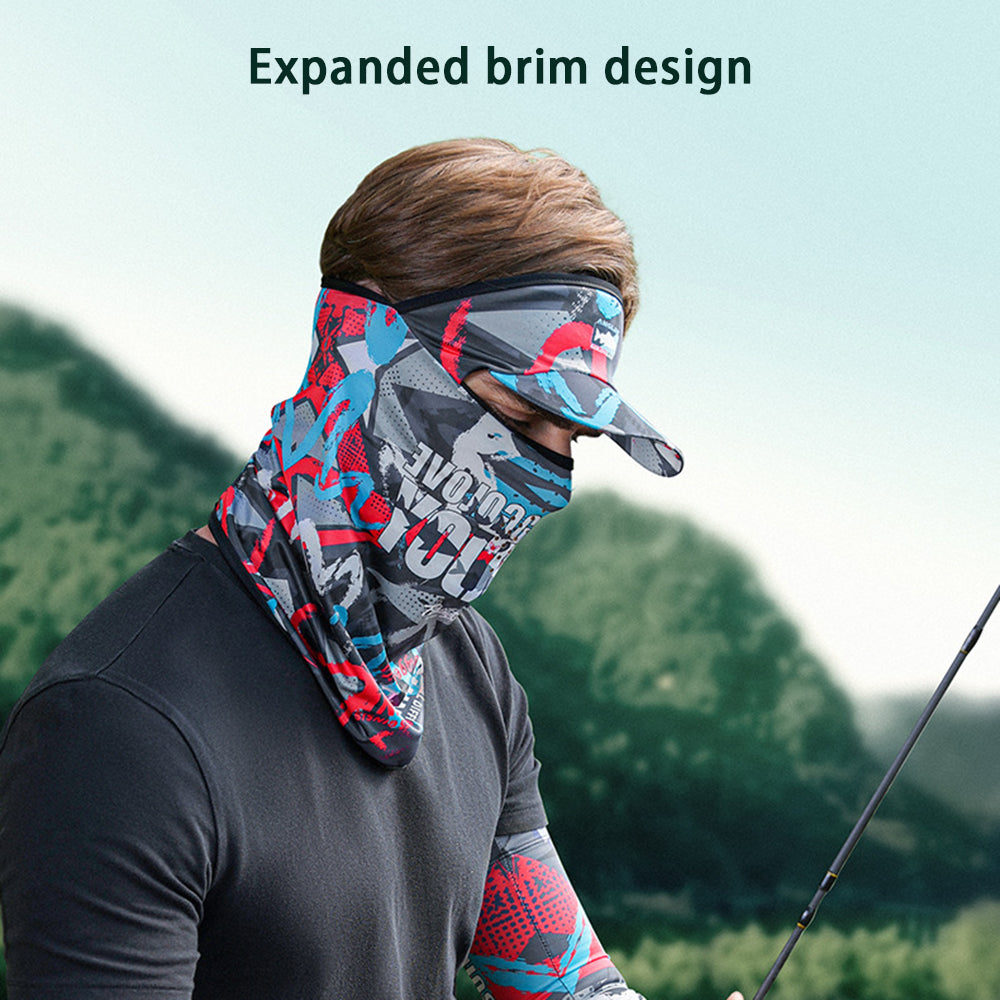 GOLOVEJOY XTJ124 Summer Outdoor Sunproof Cycling Mask Scarf Ice Silk Face Neck Cover